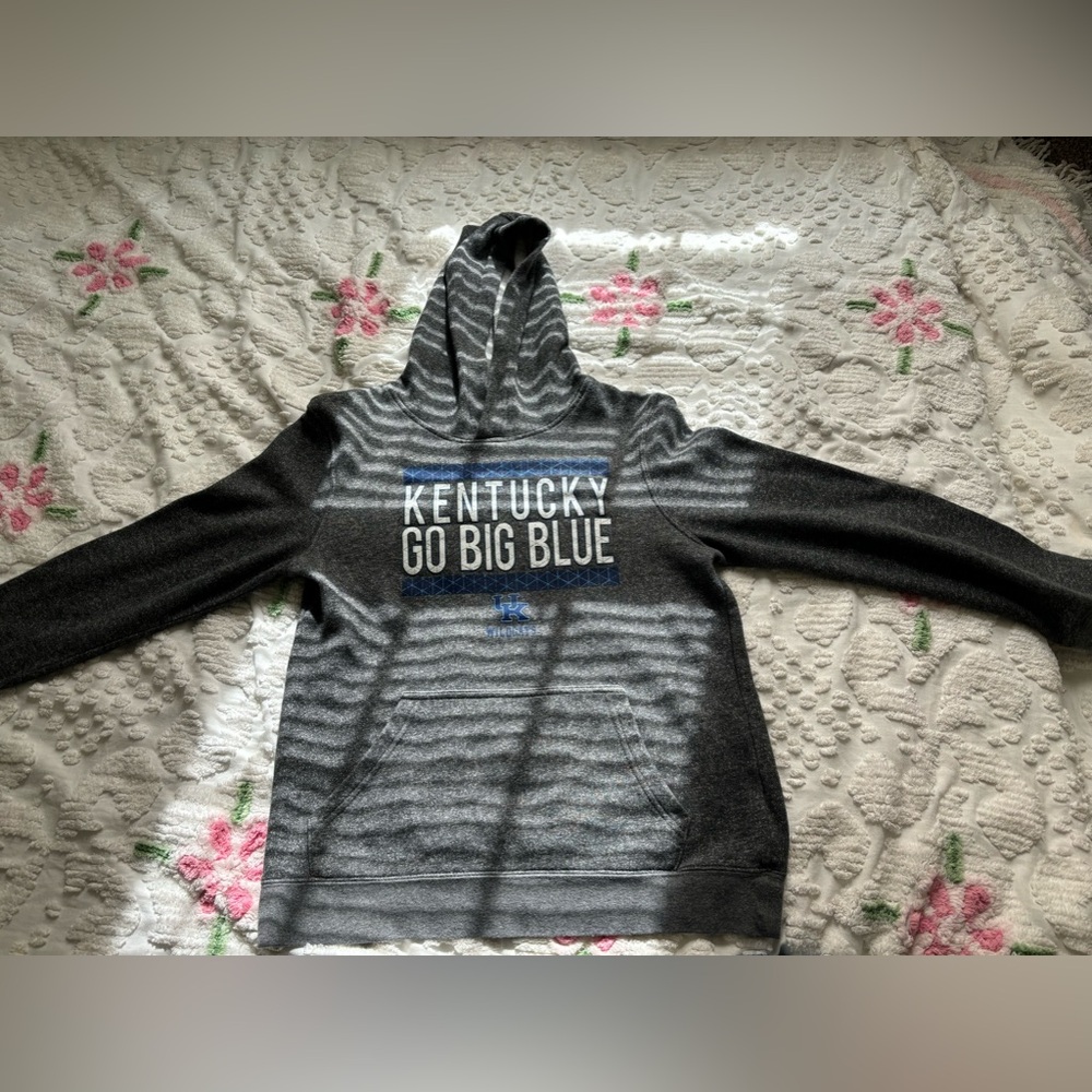 GEN2 Boys Kentucky Go Big Blue Hoodie Size 14/16